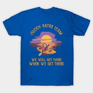 sloth kayak team2 T-Shirt